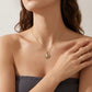 Classic Open Heart Moissanite Necklace