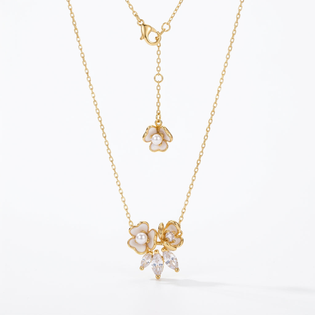 Kate Spade Mom Necklace in polished gold-tone finish with delicate script charm