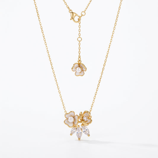 Kate Spade Mom Necklace in polished gold-tone finish with delicate script charm
