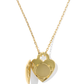 Inside view of the Bold Heirloom Heart Locket showing the space for a personal photo