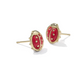Kendra Scott Ladybug Gold Stud Earrings in 18k gold-plated brass with textured details