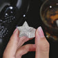 925 Sterling Silver Iced Out star Moissanite Hip-Hop Ring
