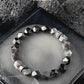 Silver Obsidian Bracelet