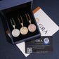 S925 silver iced out moissanite dollar sign medallion pendants in luxury gift box with GRA certificates