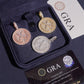 S925 silver iced out moissanite letter X medallion pendants in luxury gift box with GRA certificates