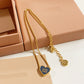 Miu Miu Gold and White Metal Necklace | Designer Layered