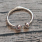 UNOde50 Bangle bracelet with double ball