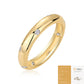 14K Gold Moissanite Eternity Wedding Band Ring