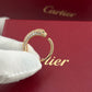 Zerra Jewelry Cartier Panthère de Narrow ring with pave setting, featuring a sleek design and detailed craftsmanship.