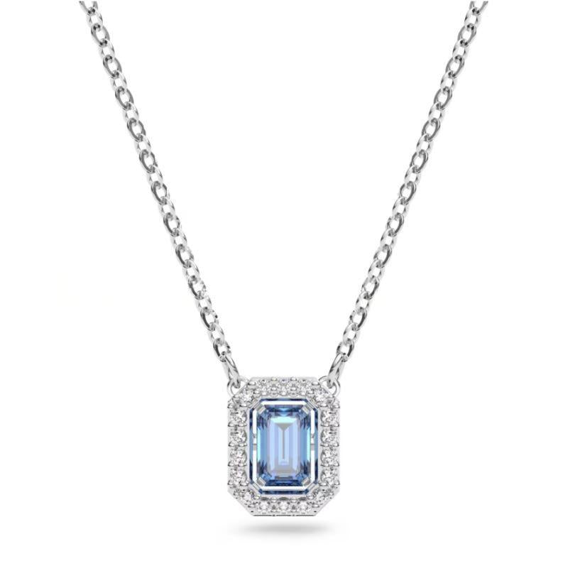 Swarovski Millenia Necklace, Rose Gold-Tone Plated and Green Crystal