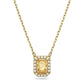 Swarovski Millenia Necklace, Rose Gold-Tone Plated and Green Crystal