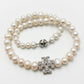 Tory Burch Moondance Pearl Necklace in gold-tone with high-luster celestial pearls